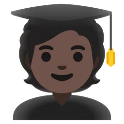 Student: Dark Skin Tone — Google