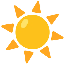 Black Sun with Rays — Google