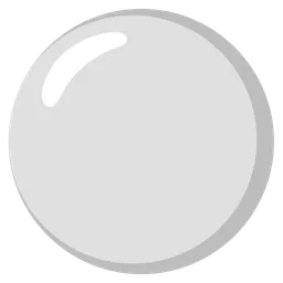 Medium White Circle — Google