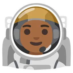 Woman Astronaut: Medium-Dark Skin Tone — Google