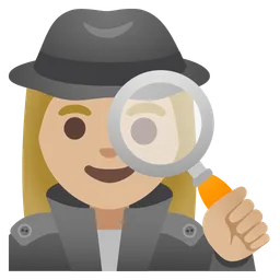 Woman Detective: Medium-Light Skin Tone — Google