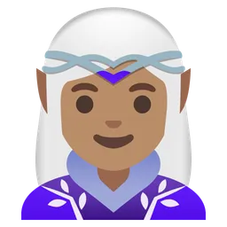 Woman Elf: Medium Skin Tone — Google