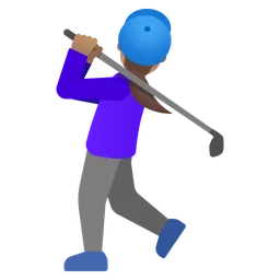 Woman Golfing: Medium Skin Tone — Google
