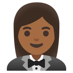 Woman in Tuxedo: Medium-Dark Skin Tone — Google