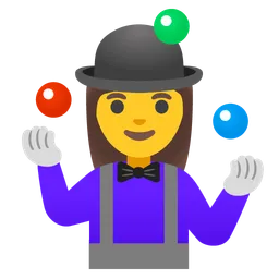 Woman Juggling — Google