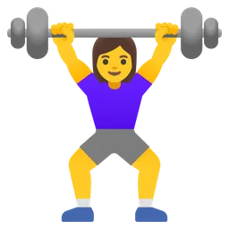 Woman Lifting Weights — Google