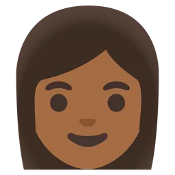 Woman: Medium-Dark Skin Tone — Google