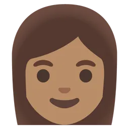 Woman: Medium Skin Tone — Google