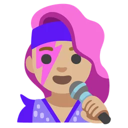 Woman Singer: Medium-Light Skin Tone — Google