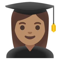 Woman Student: Medium Skin Tone — Google