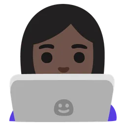 여성 기술자: 어두운 피부 톤 — Google