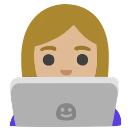 Woman Technologist: Medium-Light Skin Tone — Google