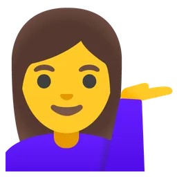 Woman Tipping Hand — Google