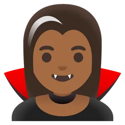 Woman Vampire: Medium-Dark Skin Tone — Google