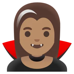 Woman Vampire: Medium Skin Tone — Google
