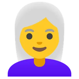 Woman: White Hair — Google