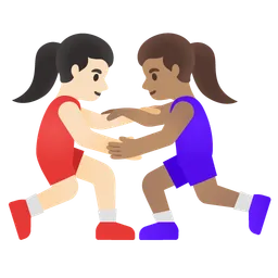 Women Wrestling: Light Skin Tone, Medium Skin Tone Google