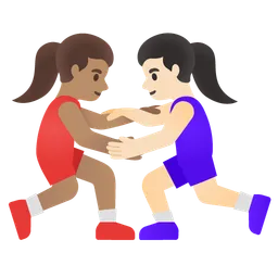 Women Wrestling: Medium Skin Tone, Light Skin Tone Google