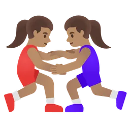Women Wrestling: Medium Skin Tone Google
