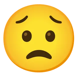 걱정스러운 얼굴 — Google
