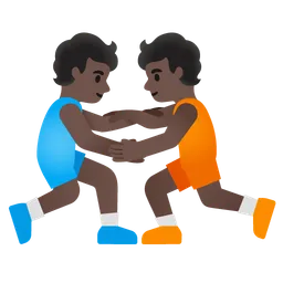 People Wrestling: Dark Skin Tone Google