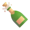 코르크가 터지는 병