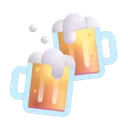 찰칵거리는 맥주잔