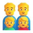 Family: Man, Man, Boy, Girl