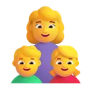 Family: Woman, Boy, Girl
