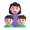 가족: 밝은 피부색