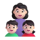 가족: 밝은 피부색
