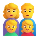 Family: Woman, Man, Boy, Girl