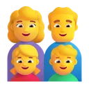 Family: Woman, Man, Girl, Boy