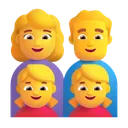 Family: Woman, Man, Girl, Girl