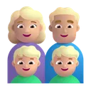 Family - Woman: Medium-Light Skin Tone, Man: Medium-Light Skin Tone, Boy: Medium-Light Skin Tone, Boy: Medium-Light Skin Tone