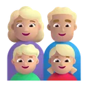 Family - Woman: Medium-Light Skin Tone, Man: Medium-Light Skin Tone, Boy: Medium-Light Skin Tone, Girl: Medium-Light Skin Tone