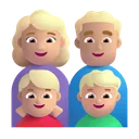 Family - Woman: Medium-Light Skin Tone, Man: Medium-Light Skin Tone, Girl: Medium-Light Skin Tone, Boy: Medium-Light Skin Tone