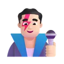 남자 가수: 밝은 피부 톤