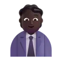 직장인: 어두운 피부 톤