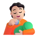 아기에게 수유하는 사람: 밝은 피부 톤
