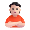 삐죽거리는 사람: 밝은 피부 톤