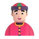 두개골 뚜껑이 있는 사람: 밝은 피부 톤