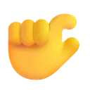 꼬집는 손