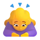 절하는 여성