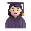 여학생: 밝은 피부 톤