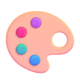 Artist Palette Microsoft 3D Fluent
