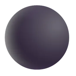 Medium Black Circle Microsoft 3D Fluent