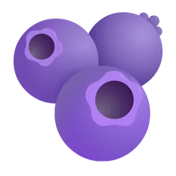 블루베리 Microsoft 3D Fluent