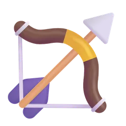 Bow and Arrow Microsoft 3D Fluent