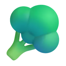 브로콜리 Microsoft 3D Fluent